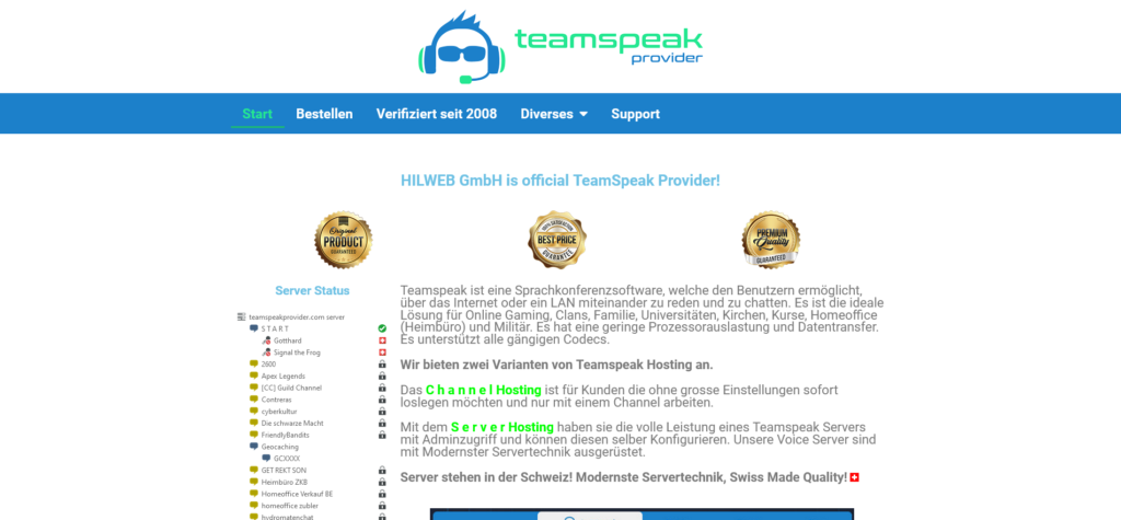 TeamSpeakProvider.com