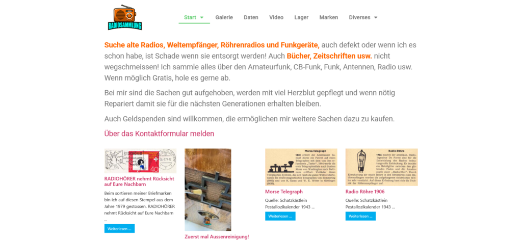 RADIOSAMMLUNG